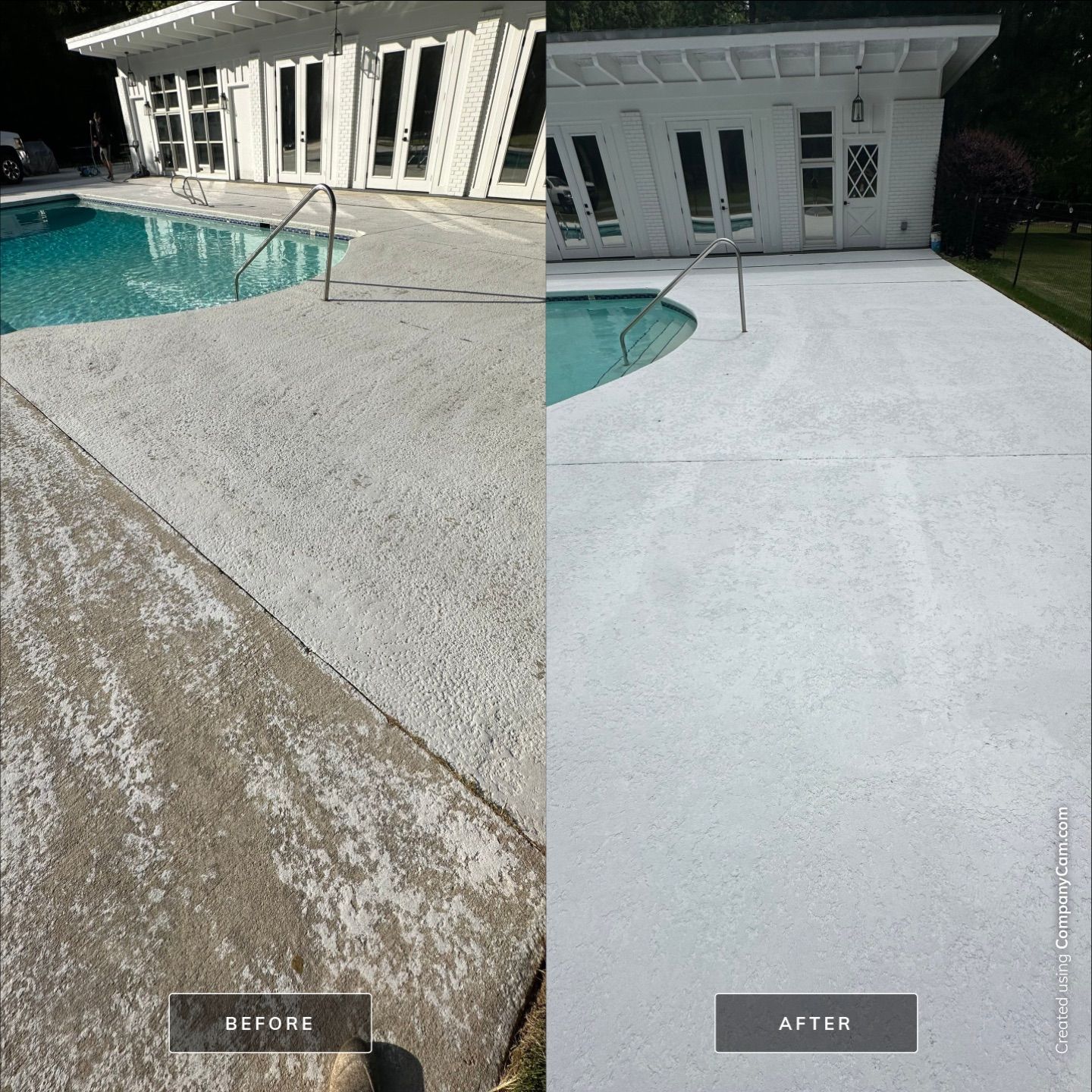 Pool Deck Cleaning